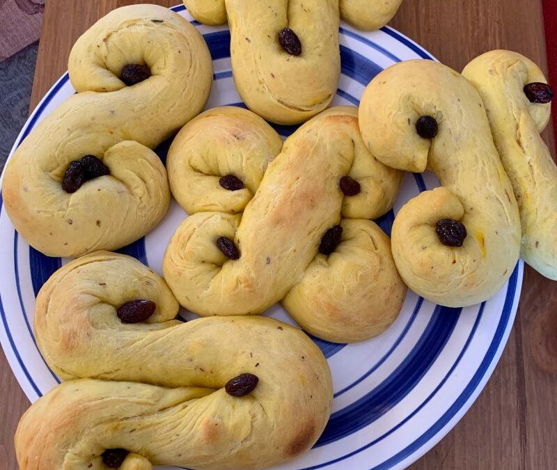 Lussekatter to celebrate St. Lucia Day
