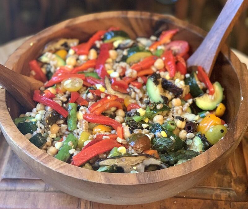 Grilled Vegetable Salad with Farro