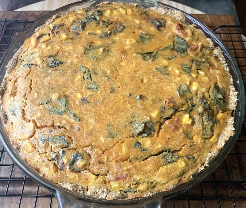 Farmer Market Swiss Chard Quiche