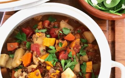 Root Veggie and Lentil Trio Stew from the Jazzy Vegetarian