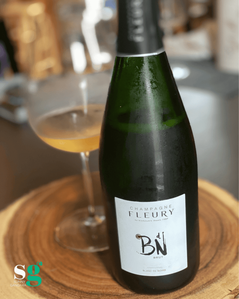 CHampagne Fleury Blanc de Noirs