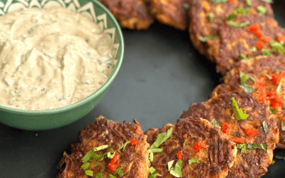 Moroccan-spiced Carrot Fritters