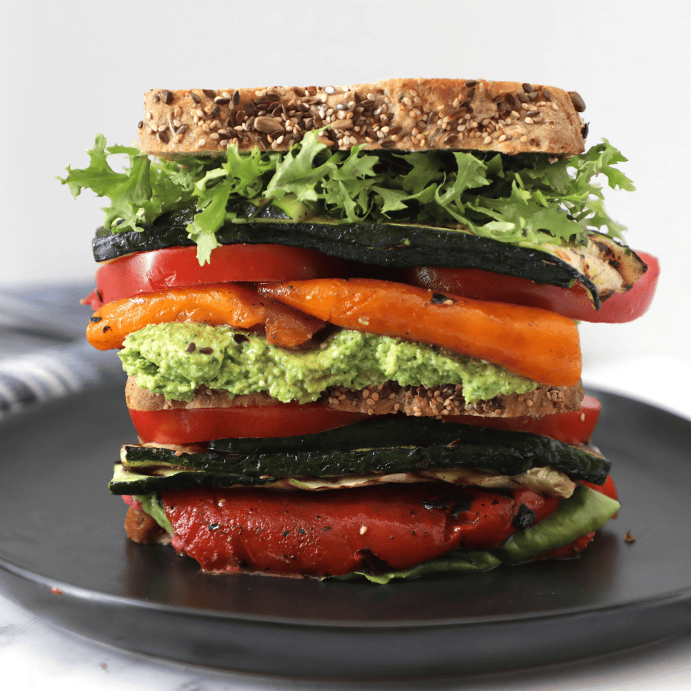 The Ultimate Grilled Vegetable Sandwich - Sunny Gandara