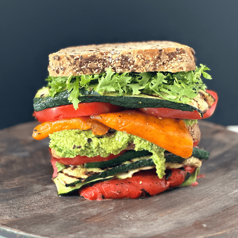 The Ultimate Grilled Vegetable Sandwich - Sunny Gandara