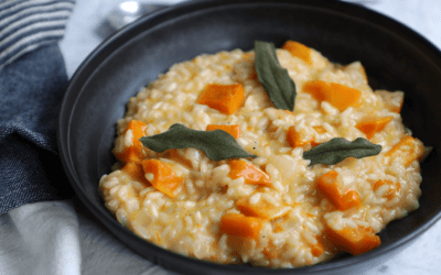 Butternut Squash Risotto with Sage Brown Butter